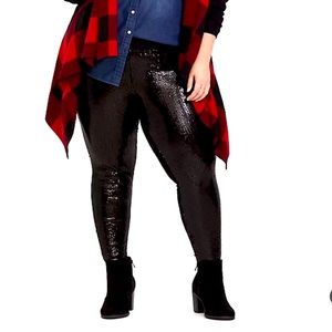 NWT Torrid Sequin Leggings Size 3